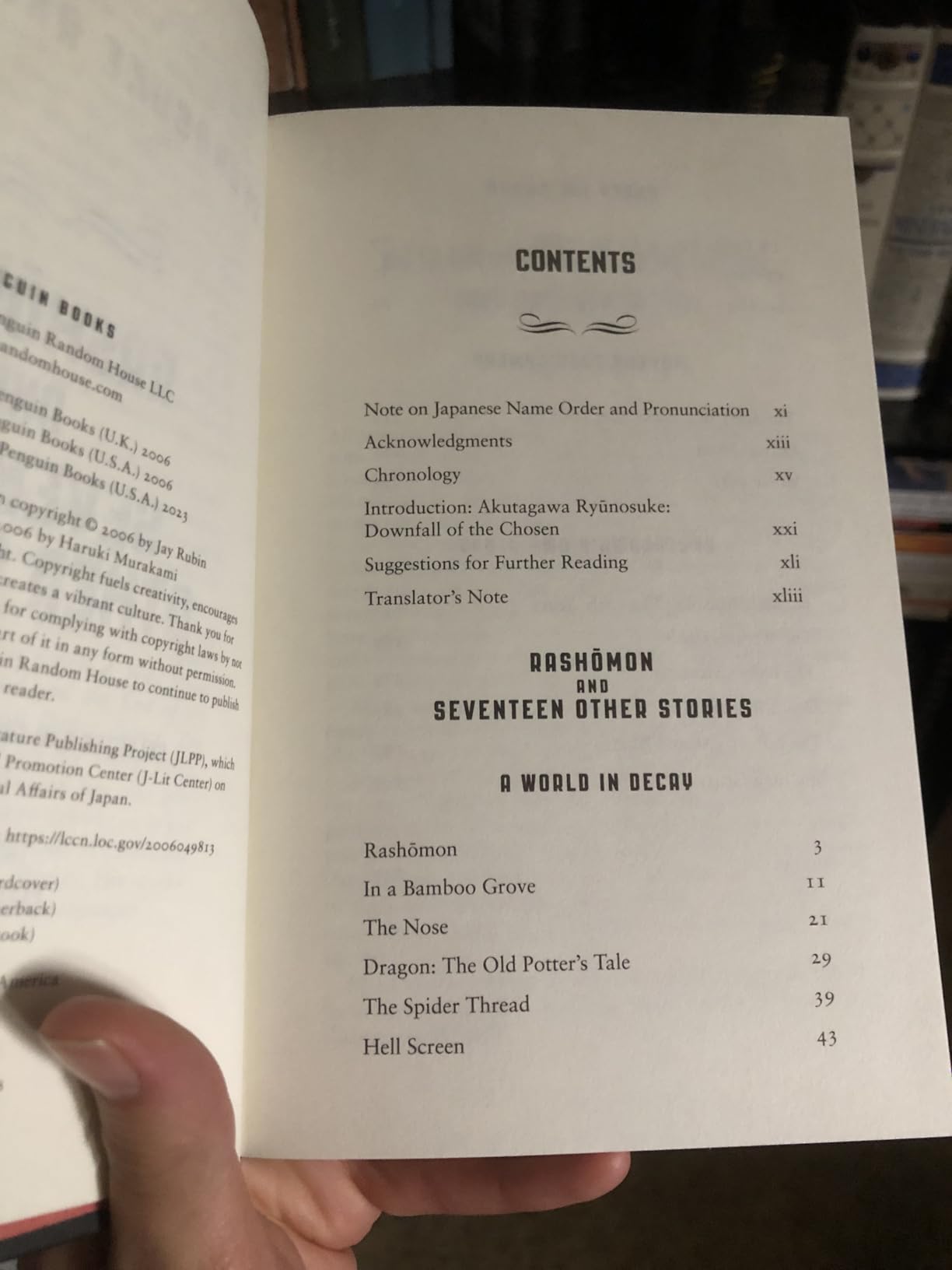 Rashomon and Seventeen Other Stories (Penguin Classics Deluxe Edition) customer photo 1