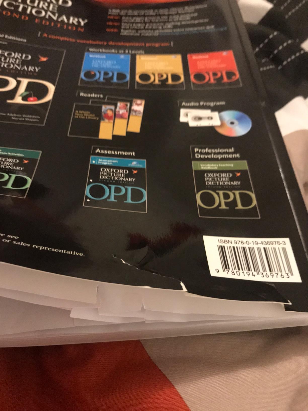 Oxford Picture Dictionary (Monolingual English) customer photo 1
