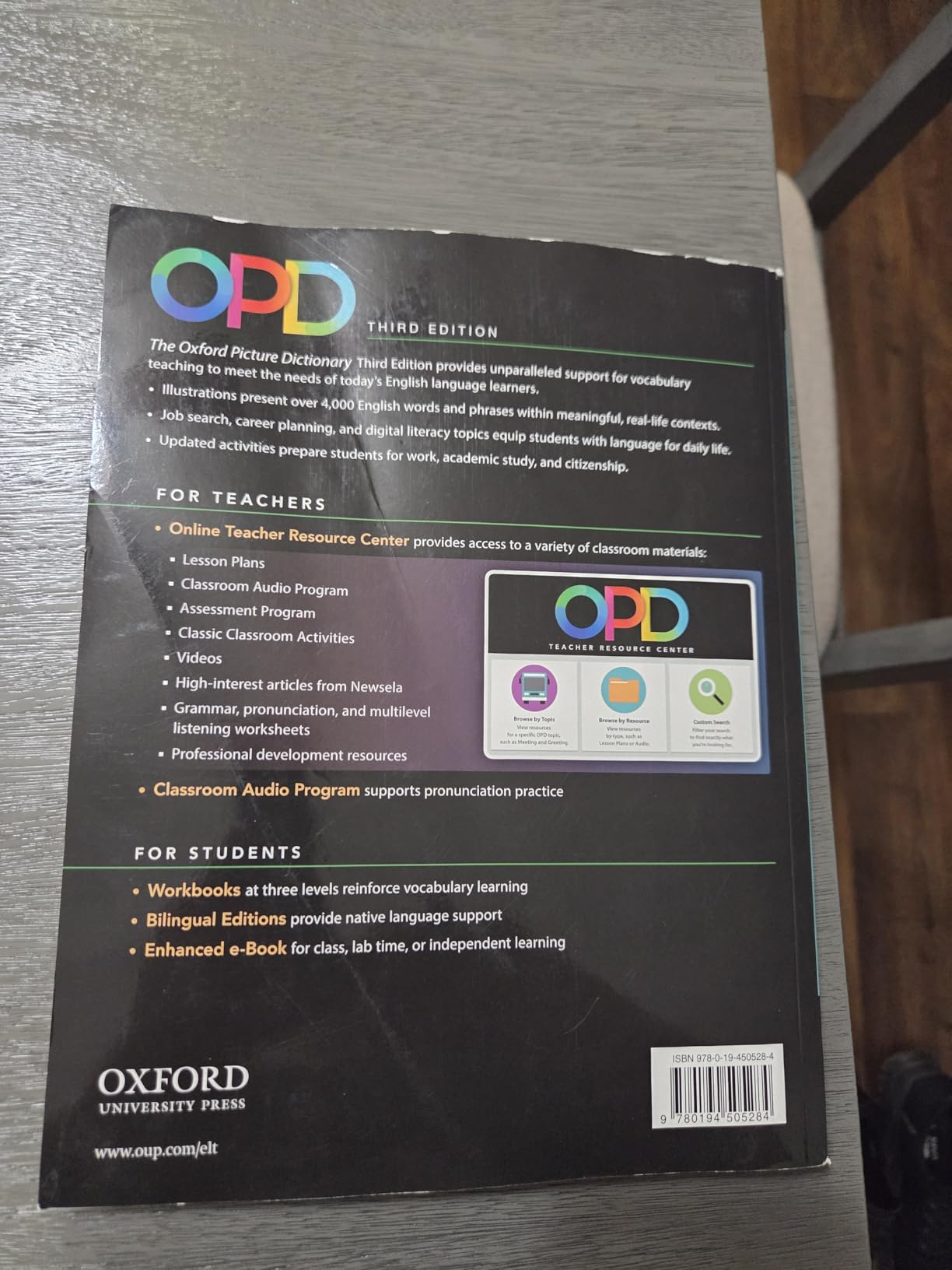 Oxford Picture Dictionary Third Edition: English/Spanish Dictionary customer photo 1