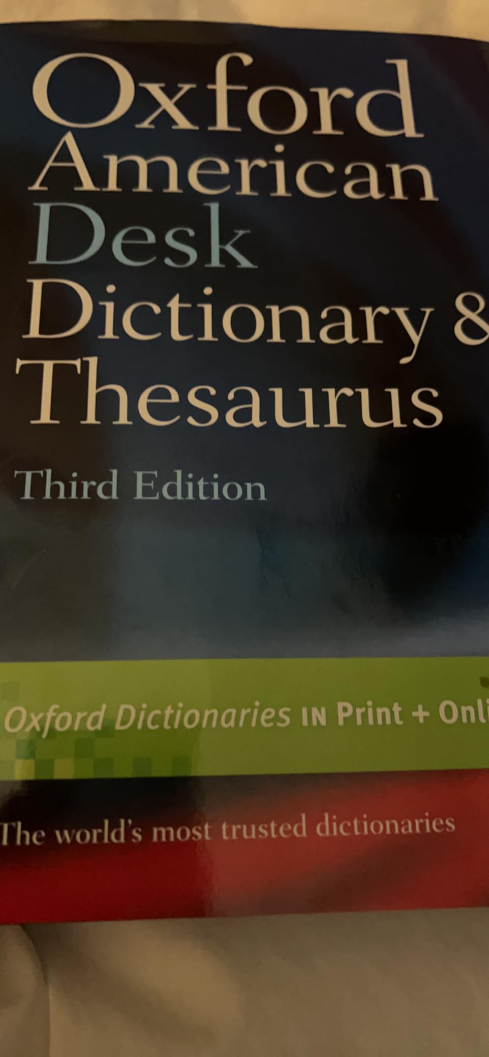 Oxford American Desk Dictionary & Thesaurus customer photo 1