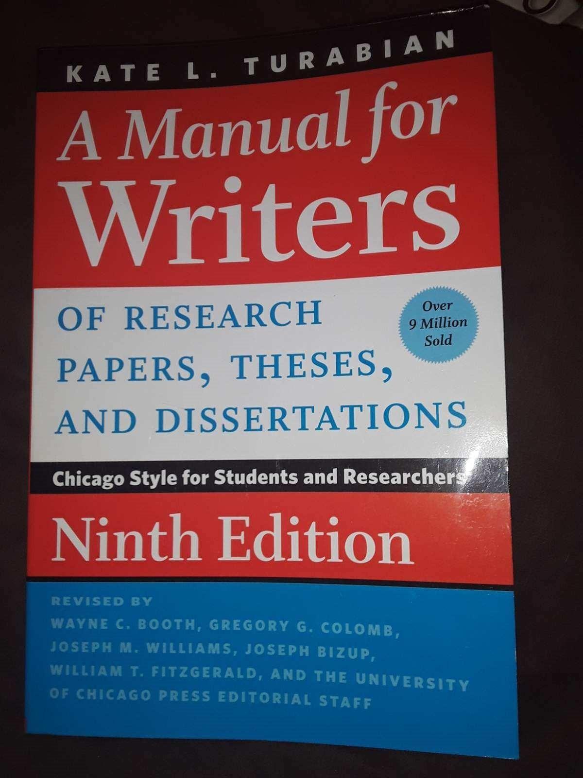 A Manual for Writers of Research Papers, Theses, and Dissertations, Ninth Edition: Chicago Style for Students and Researchers (Chicago Guides to Writing, Editing, and Publishing) customer photo 1