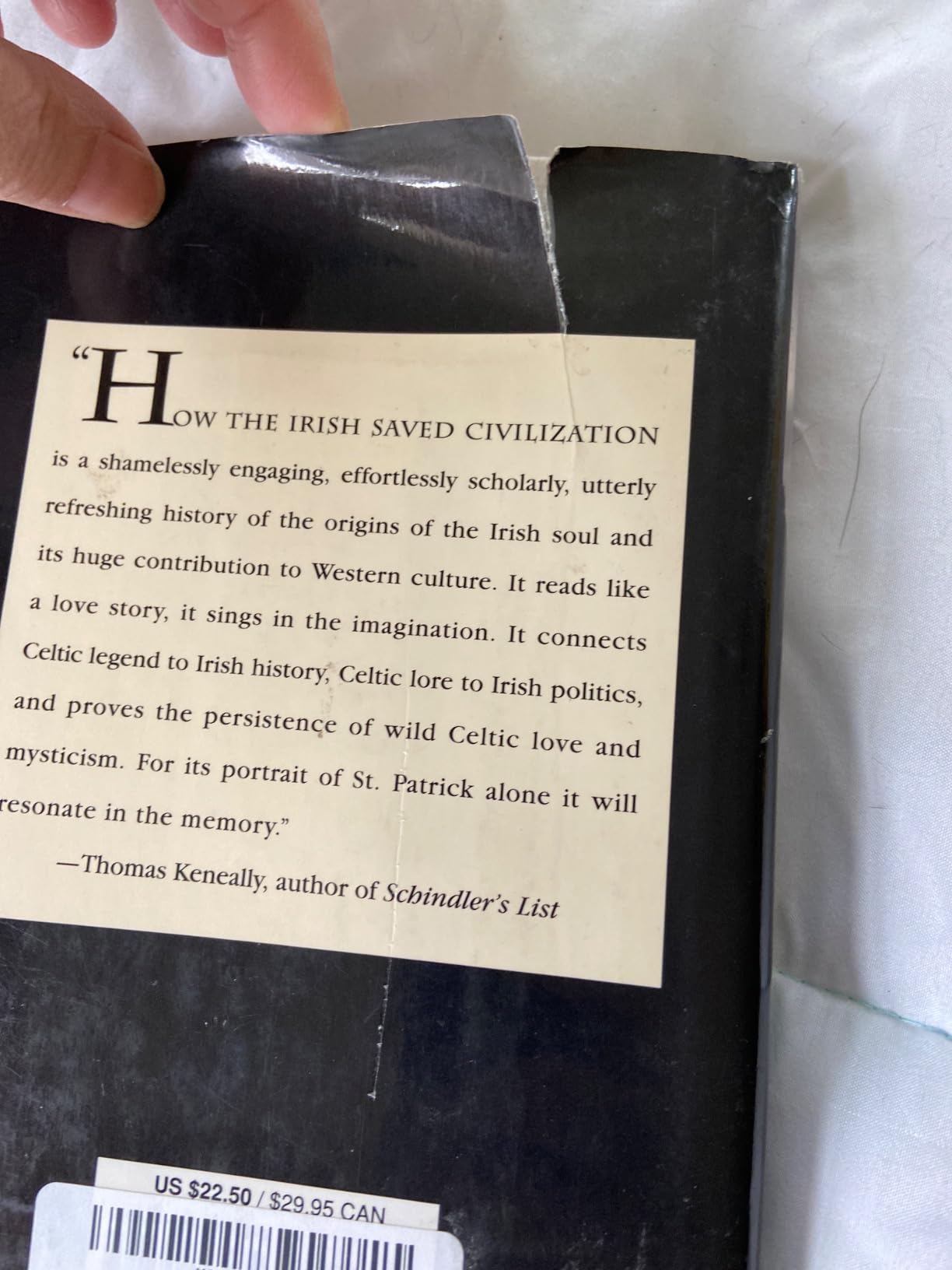 How the Irish Saved Civilization: The Untold Story of Ireland's Heroic Role From the Fall of Rome to the Rise of Medieval Europe (The Hinges of History) customer photo 2