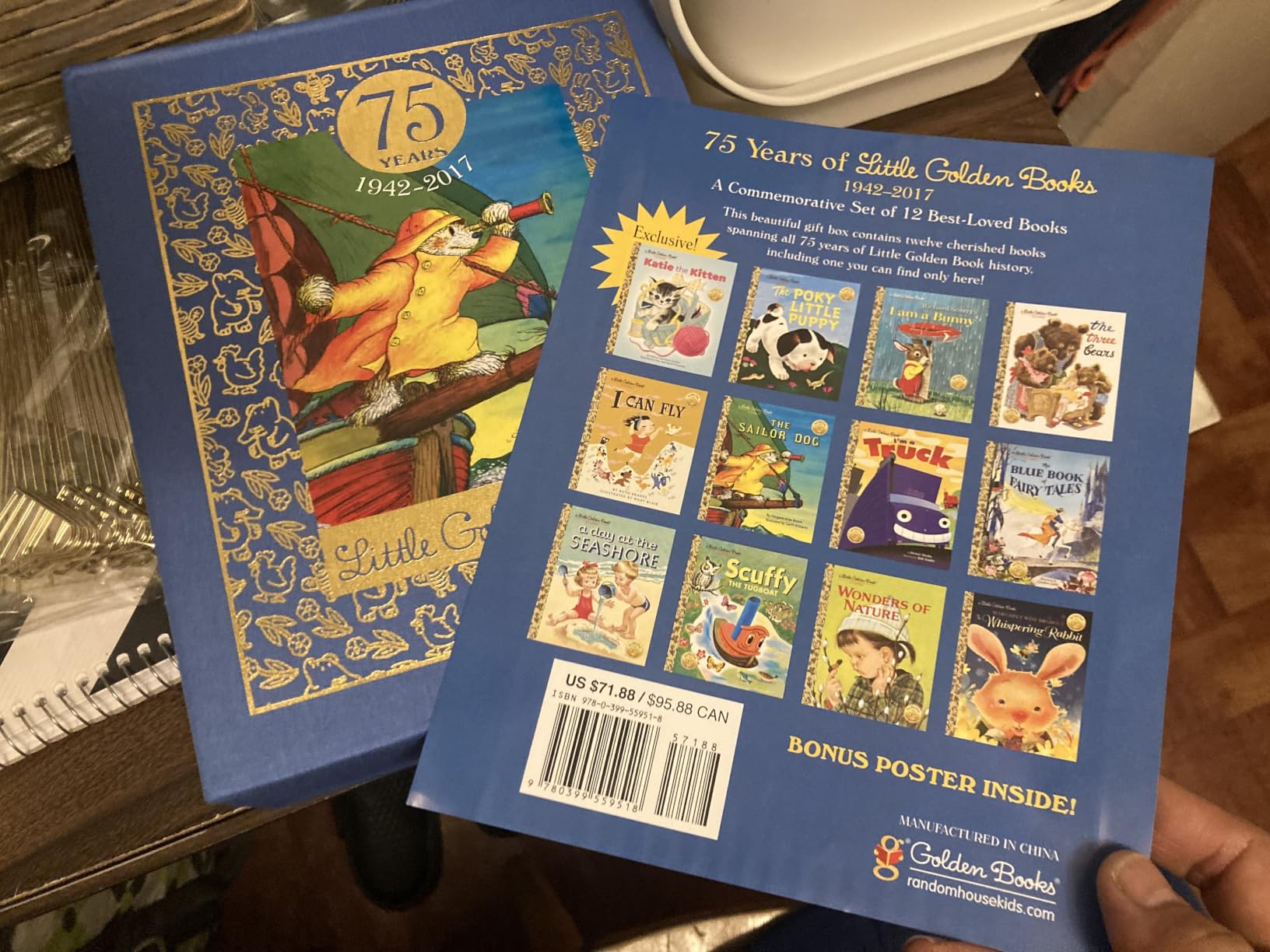 75 Years of Little Golden Books: 1942-2017: A Commemorative Set of 12 Best-Loved Books customer photo 2