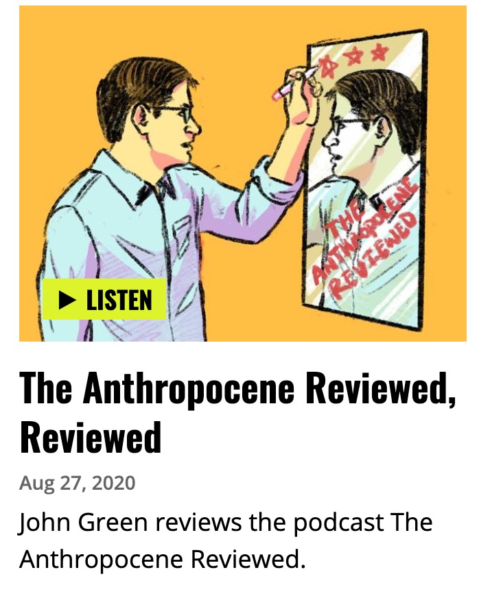The Anthropocene Reviewed: Essays on a Human-Centered Planet customer photo 1