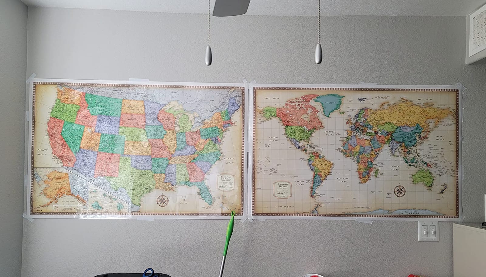 Rand McNally Classic Edition World Wall Map — 50