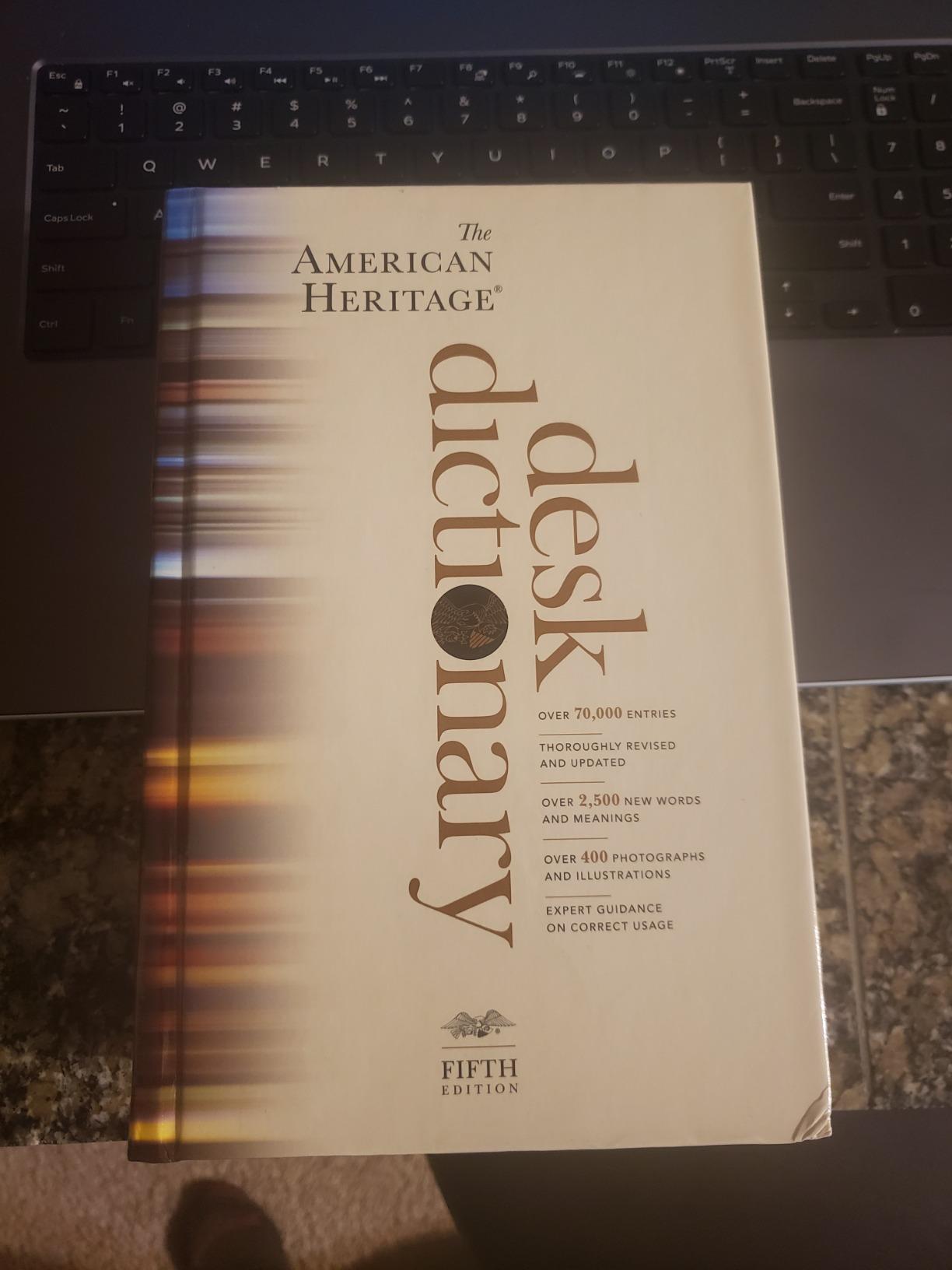 The American Heritage Desk Dictionary, Fifth Edition customer photo 2