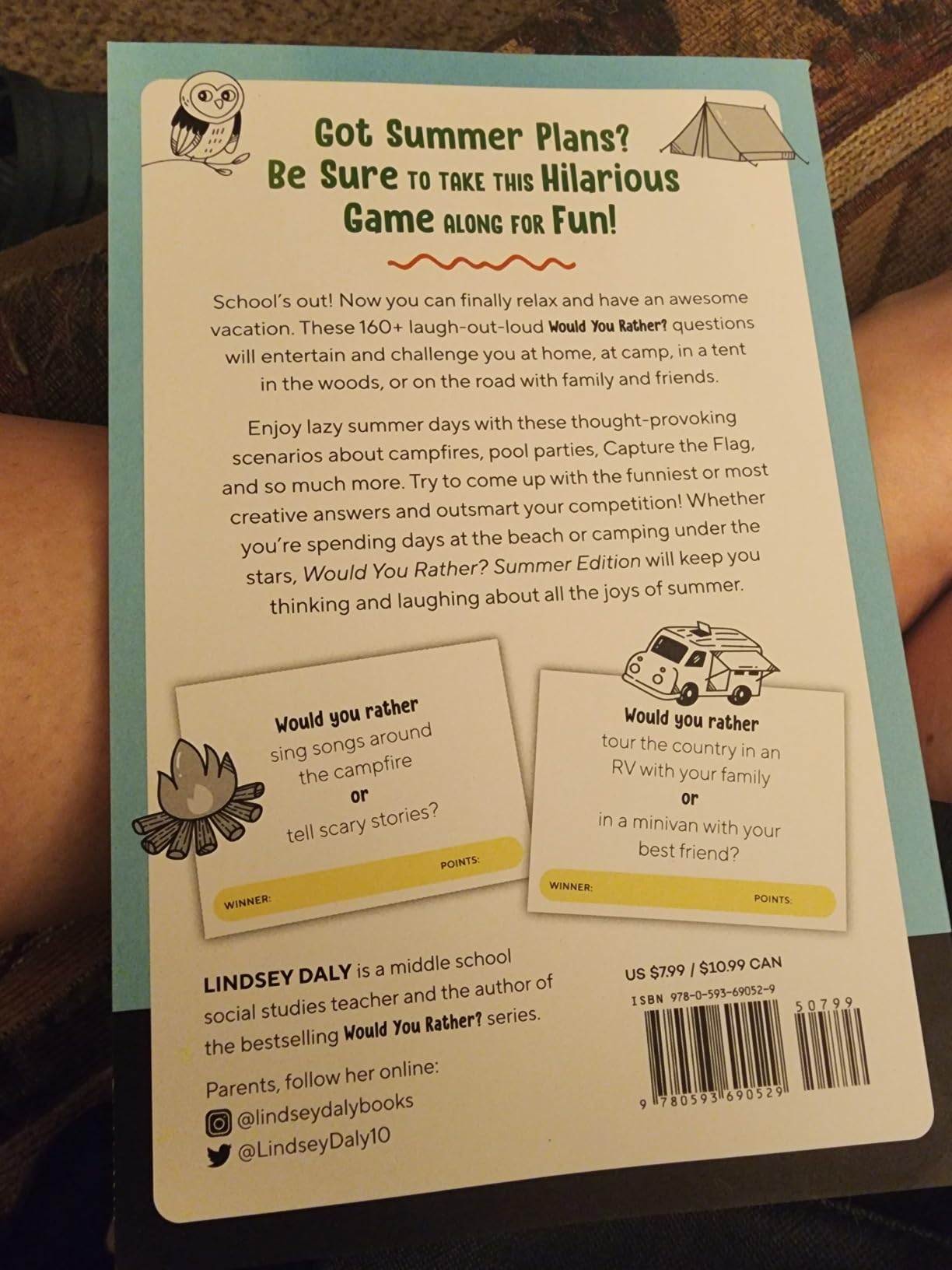 Would You Rather? Summer Edition: Laugh-Out-Loud Game for Camping, Road Trips, and Vacation Travel customer photo 1