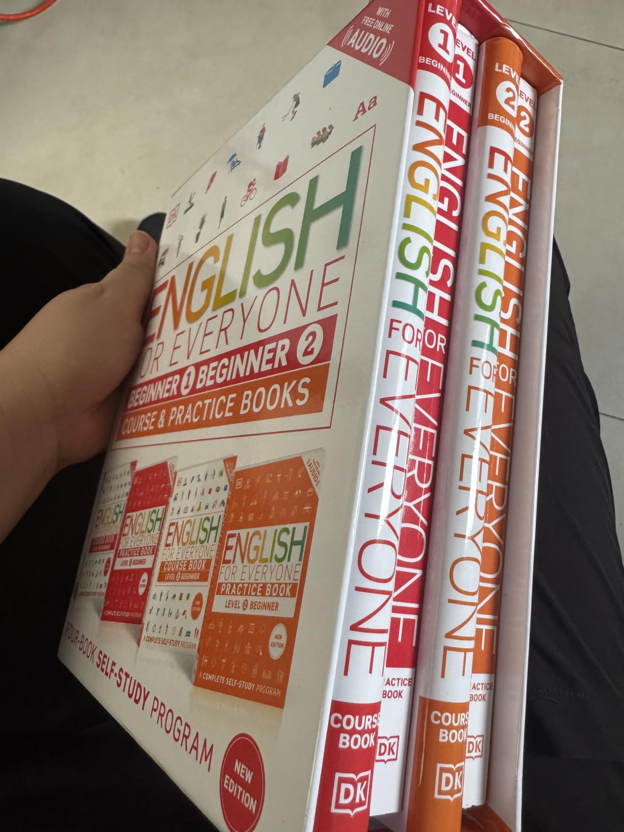 English for Everyone: Beginner Box Set - Level 1 & 2: ESL for Adults, an Interactive Course to Learning English customer photo 2