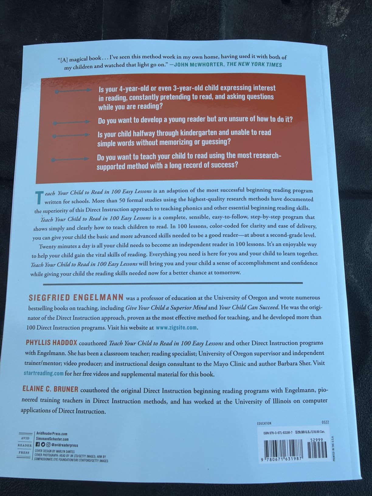 Teach Your Child to Read in 100 Easy Lessons: Revised and Updated Second Edition customer photo 2