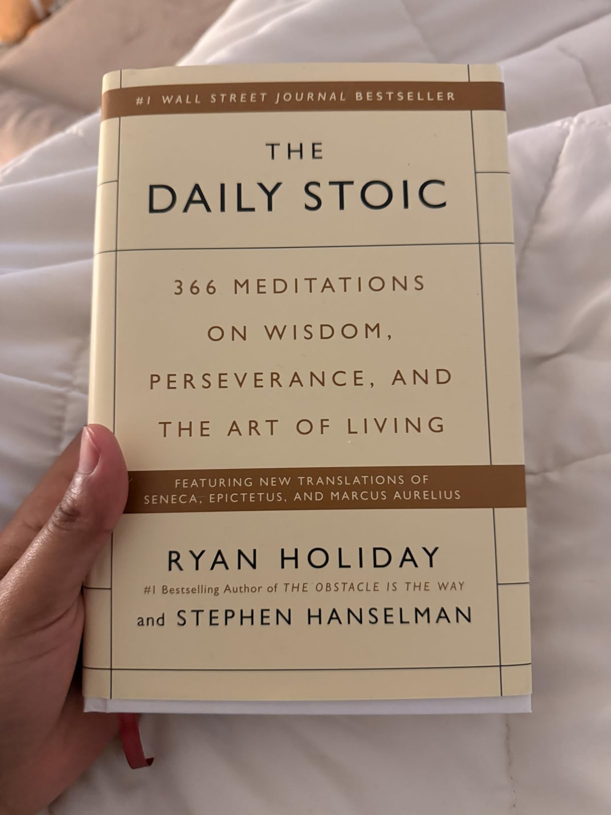 The Daily Stoic: 366 Meditations on Wisdom, Perseverance, and the Art of Living customer photo 1