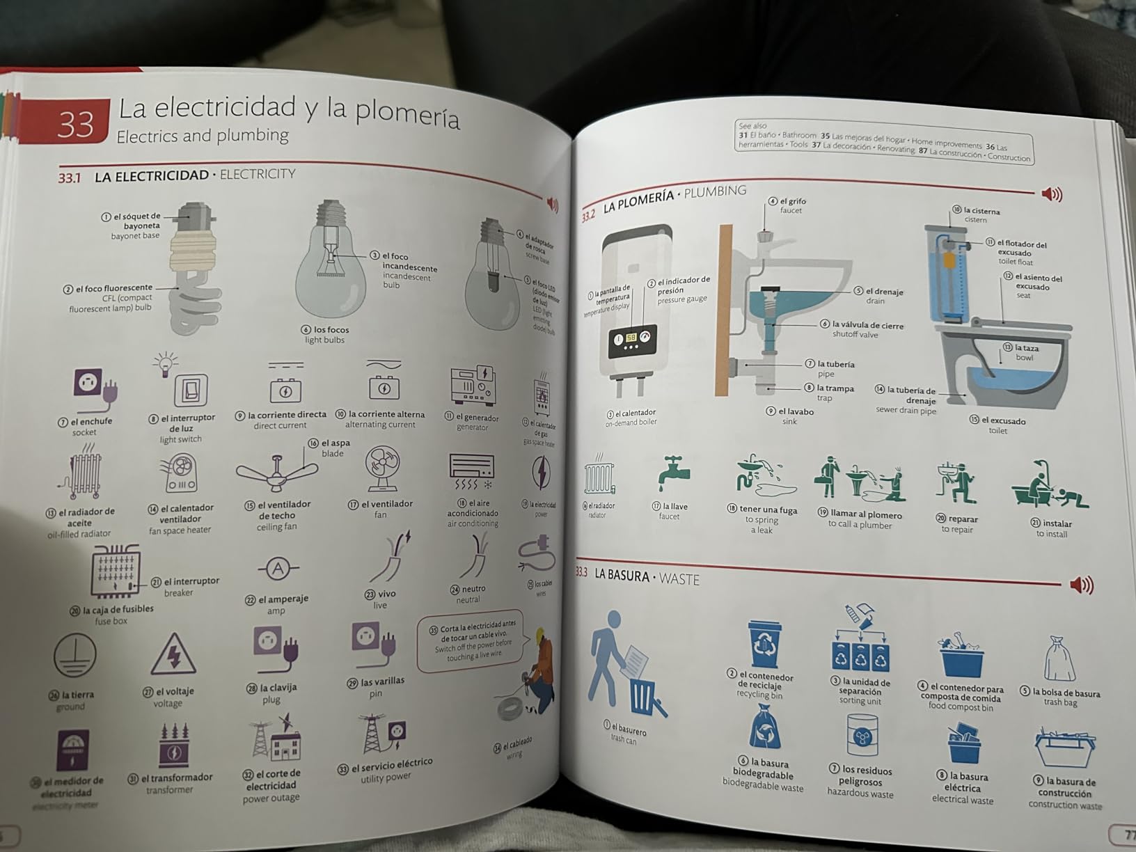 Spanish - English Illustrated Dictionary: A Bilingual Visual Guide to Over 10,000 Spanish Words and Phrases customer photo 1