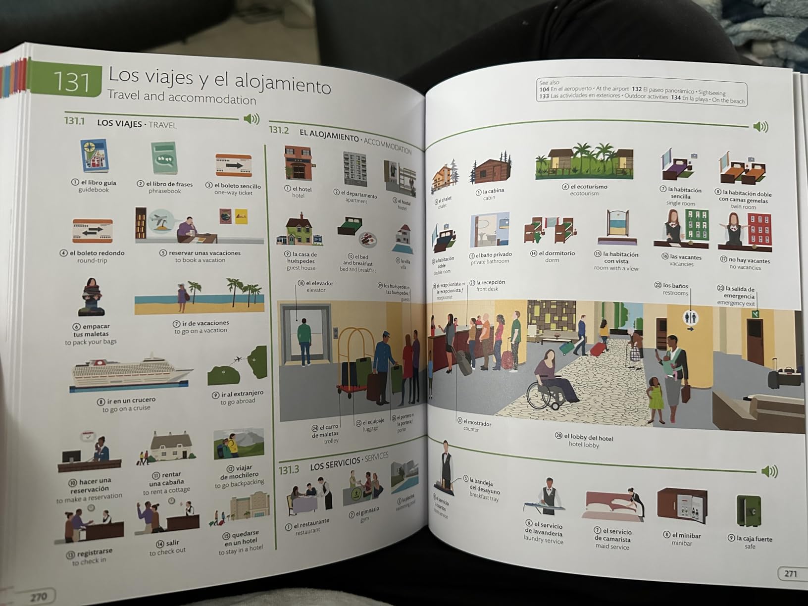Spanish - English Illustrated Dictionary: A Bilingual Visual Guide to Over 10,000 Spanish Words and Phrases customer photo 2