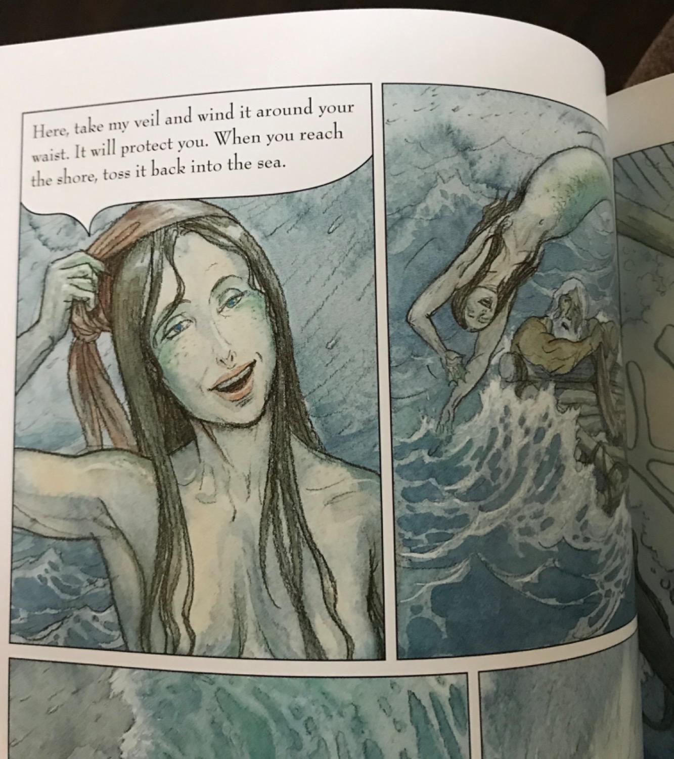 The Odyssey: A Graphic Novel: (A Modern Visual Adaptation of Homer's Epic Tale of Greek Mythology for Young Adults) customer photo 2