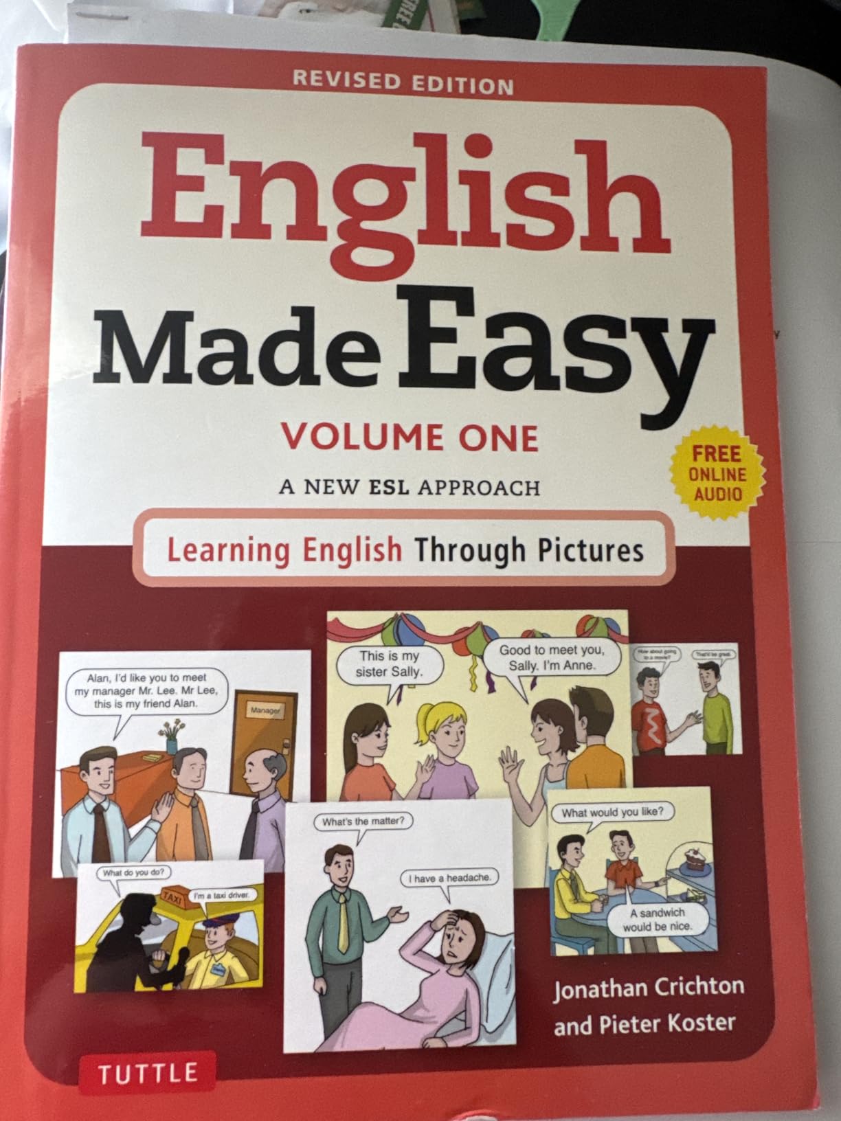 English Made Easy Volume One: A New ESL Approach: Learning English Through Pictures (Free Online Audio) customer photo 1