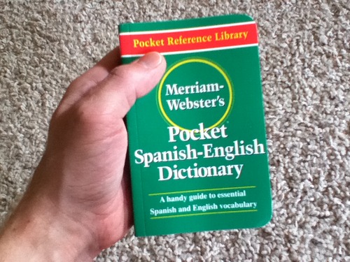 Merriam-Webster's Pocket Spanish-English Dictionary, Newest Edition, (Flexible Paperback) customer photo 1