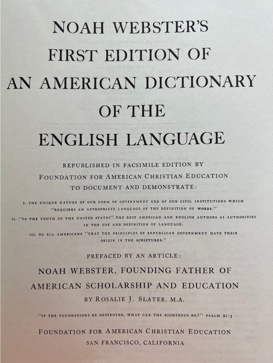 American Dictionary of the English Language (1828 Facsimile Edition) customer photo 2