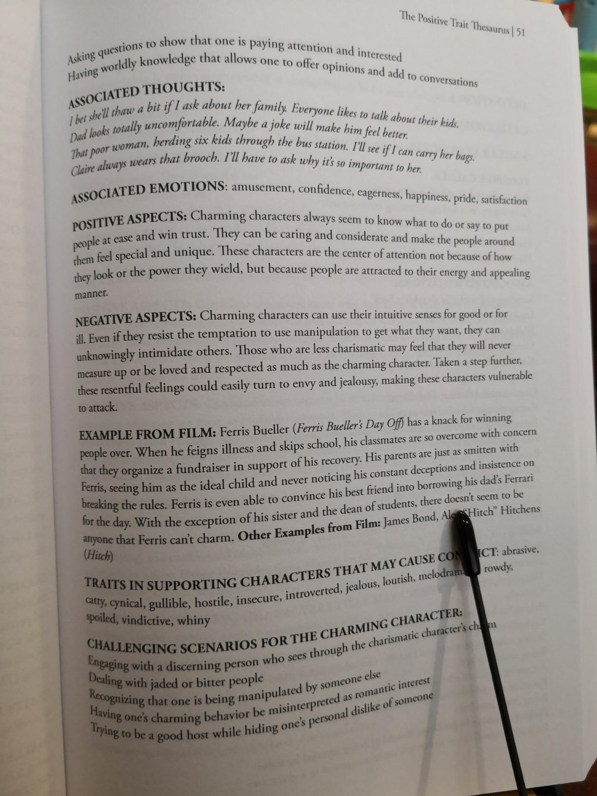 The Positive Trait Thesaurus: A Writer's Guide to Character Attributes (Writers Helping Writers Series) customer photo 2