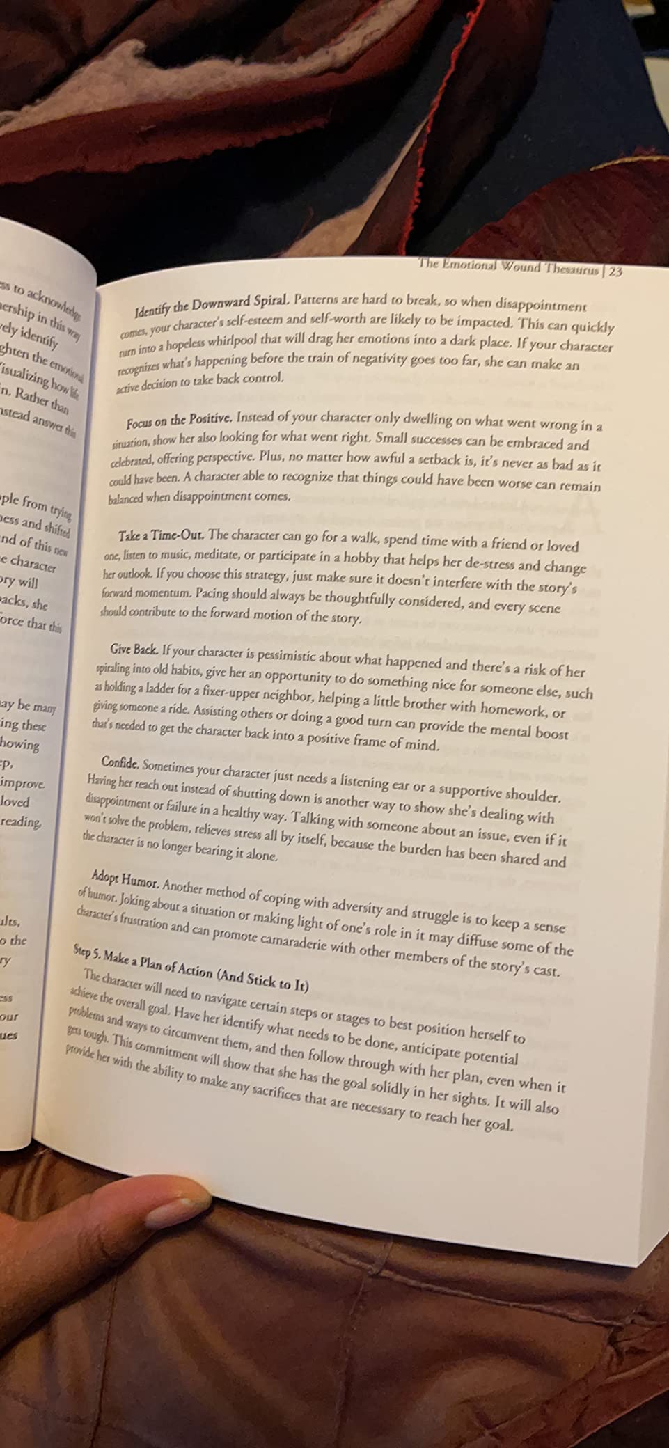 The Emotional Wound Thesaurus: A Writer's Guide to Psychological Trauma (Writers Helping Writers Series) customer photo 2