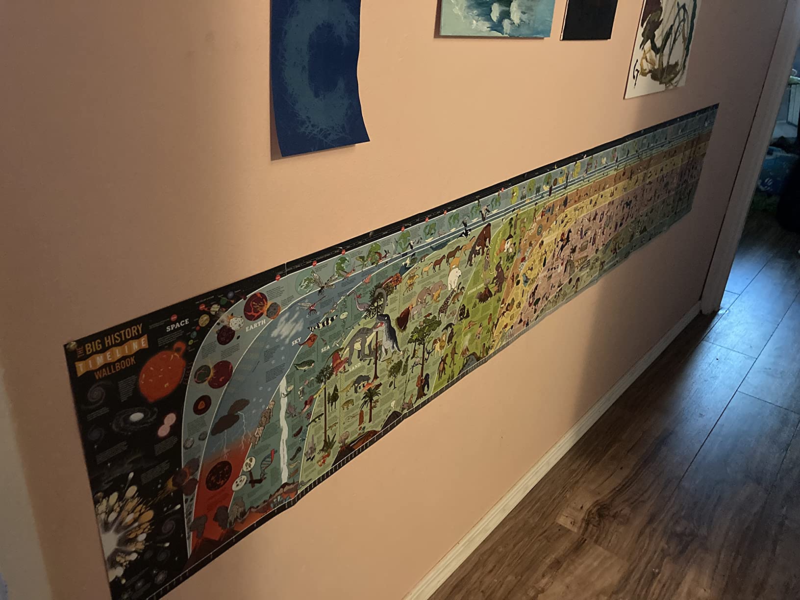 The Big History Timeline Wallbook: Unfold the History of the Universe―from the Big Bang to the Present Day! customer photo 1