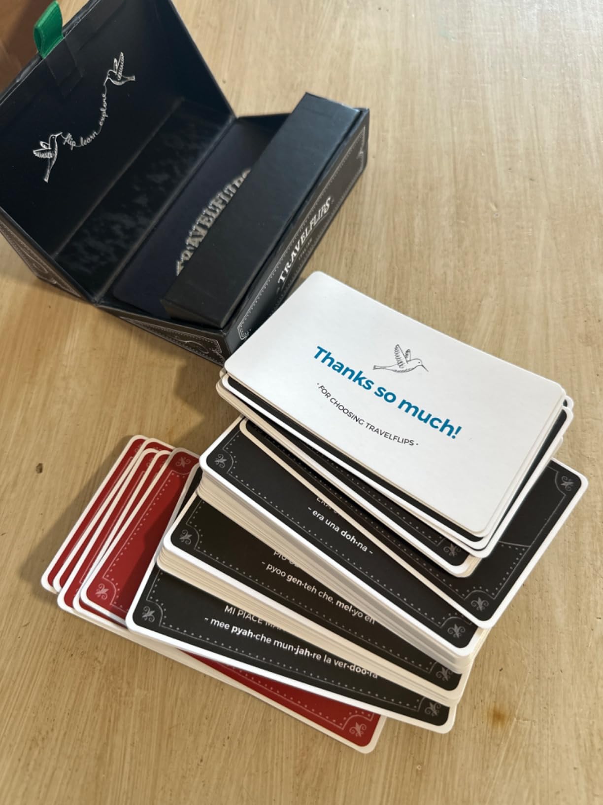 Italian Flash Cards – Learn Italian Vocabulary Words & Phrases – Basic Language Learning for Beginners – Travel & Everyday Conversation – by Travelflips customer photo 2