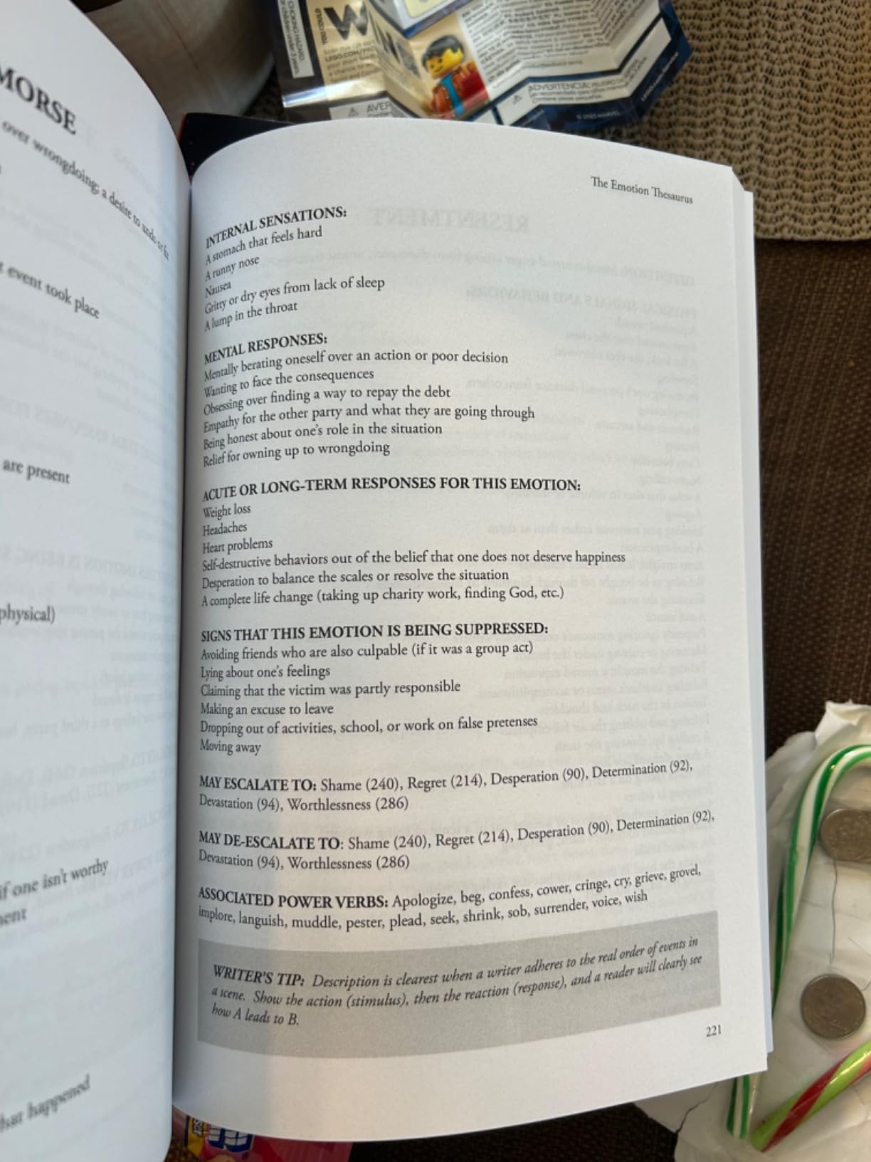 The Emotion Thesaurus: A Writer's Guide to Character Expression (Second Edition) (Writers Helping Writers Series) customer photo 1