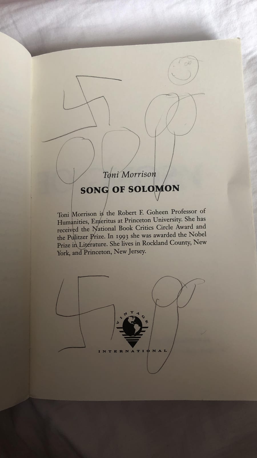 Song of Solomon: A Novel (Vintage International) customer photo 2
