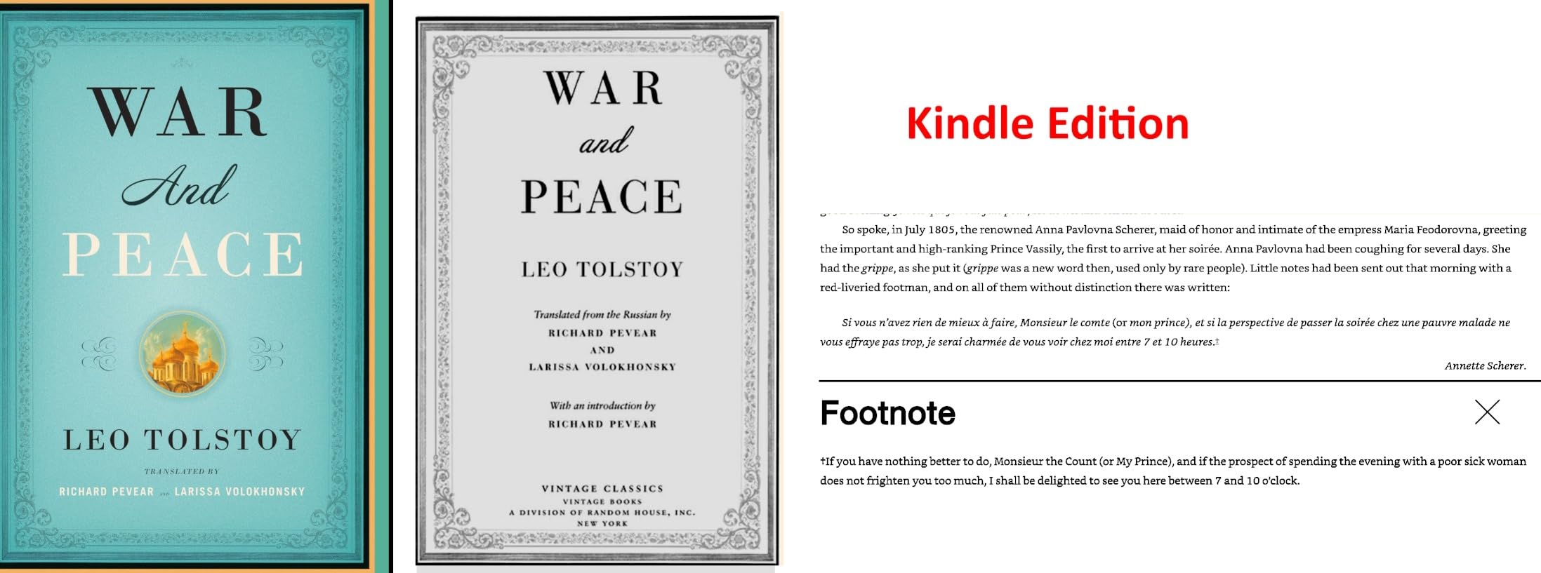 War and Peace (Vintage Classics) customer photo 1