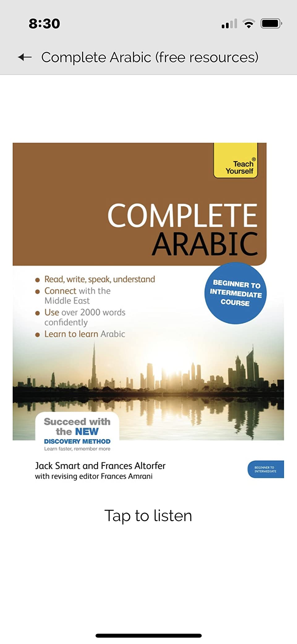 Complete Arabic Beginner to Intermediate Course: Learn to read, write, speak and understand a new language with Teach Yourself (Complete Language Learning series) customer photo 1