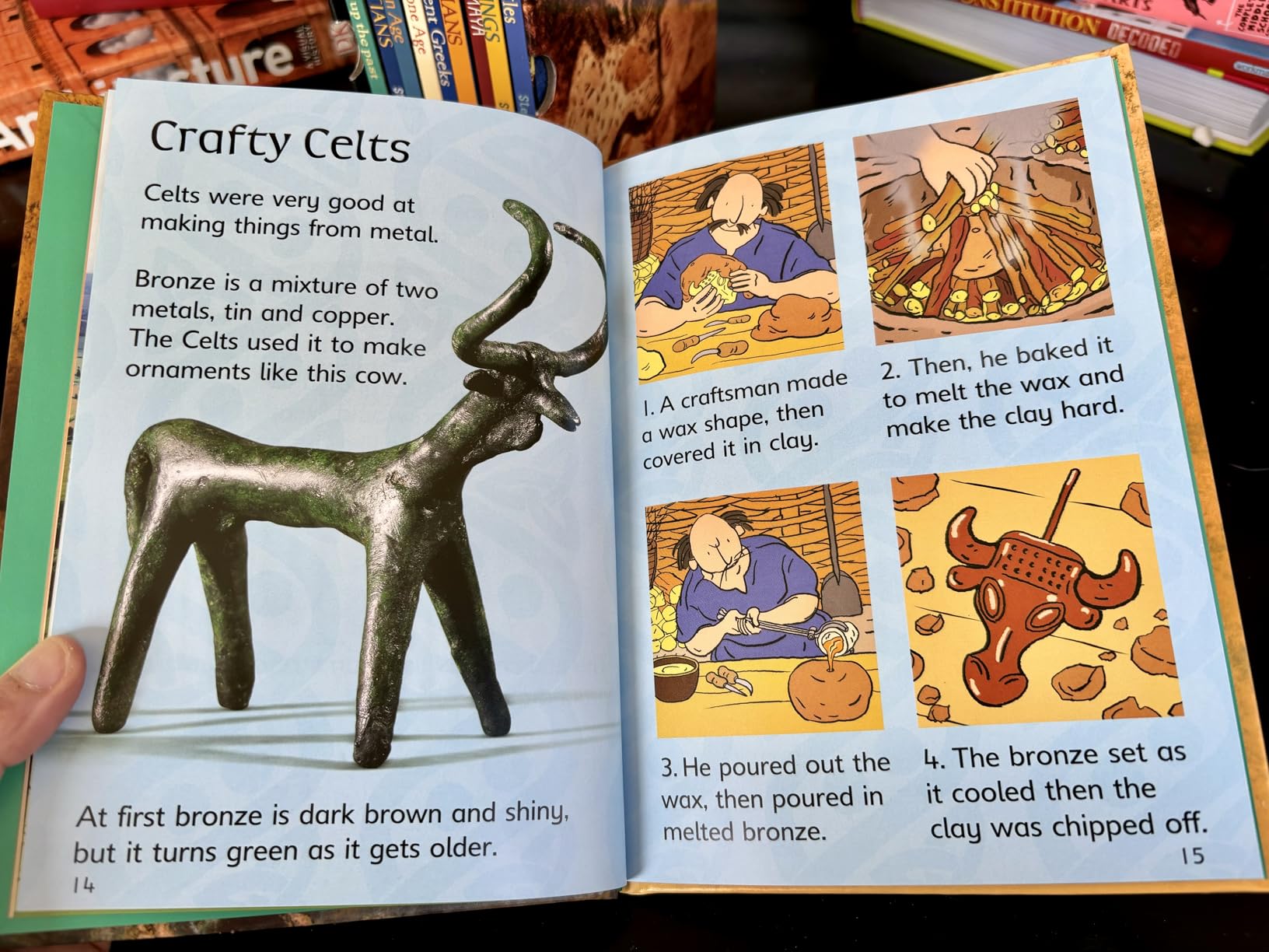 Usborne Beginners History 10 Books Collection Box Set (Stone Age, Iron Age, Egyptians, Ancient Greeks, Romans, Vikings, Castles & MORE!) customer photo 1
