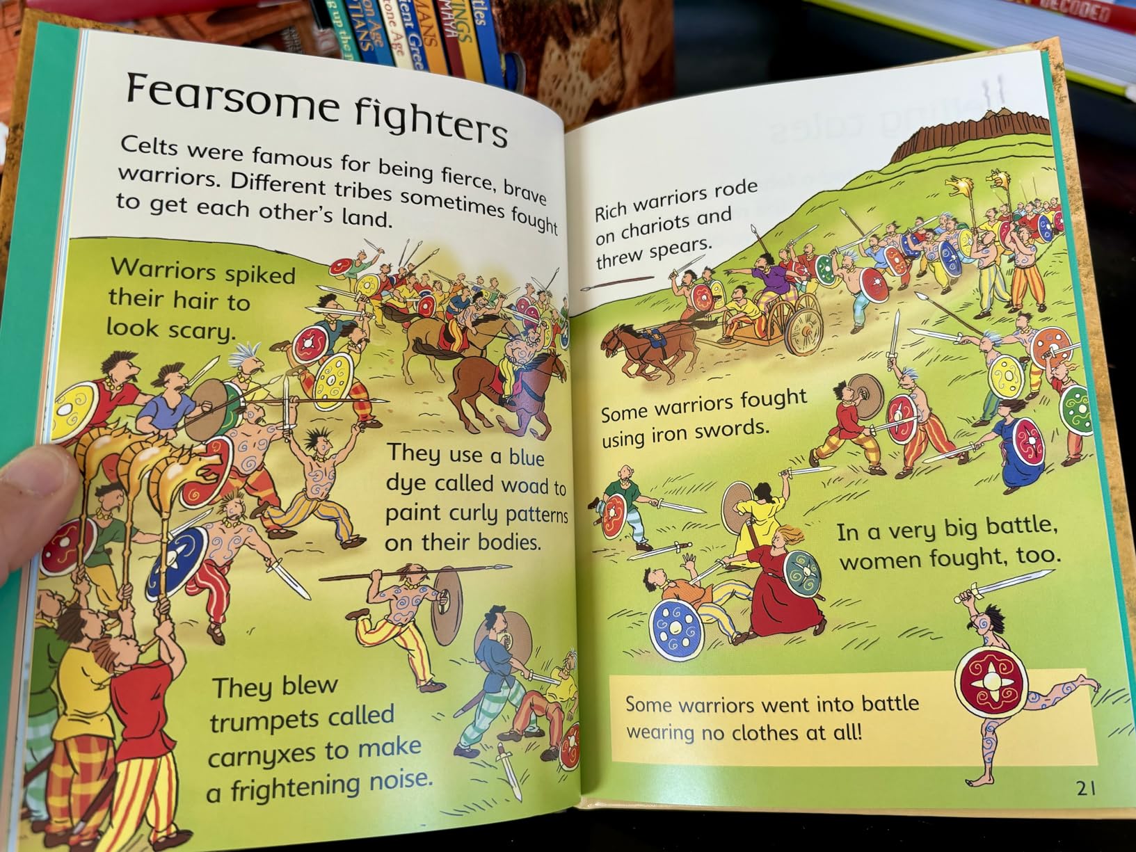 Usborne Beginners History 10 Books Collection Box Set (Stone Age, Iron Age, Egyptians, Ancient Greeks, Romans, Vikings, Castles & MORE!) customer photo 2
