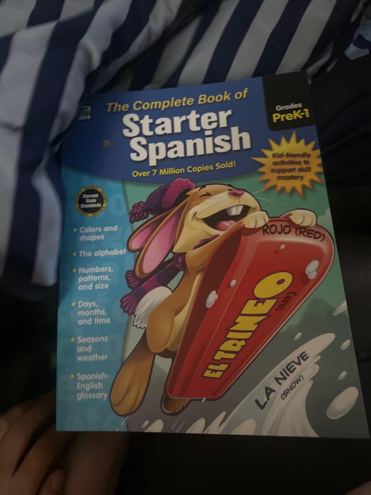 The Complete Book of Starter Spanish Workbook, Alphabet, Numbers, Colors, Shapes, and More Vocabulary, Preschool, Kindergarten, and 1st Grade Language Learning Activities customer photo 2