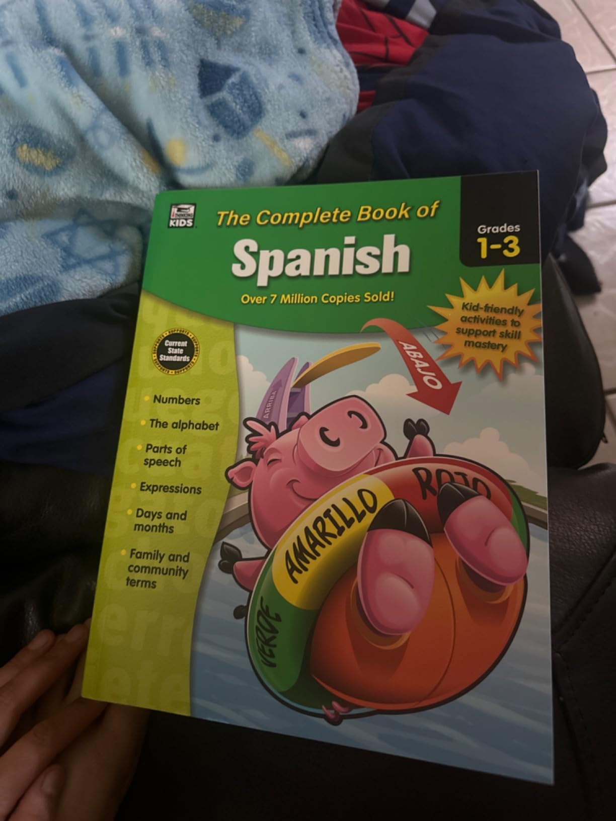 The Complete Book of Spanish Workbook, 1st, 2nd, and 3rd Grade Workbook, Alphabet, Numbers, Parts of Speech. Sight Words, and More Language Learning Activities customer photo 2