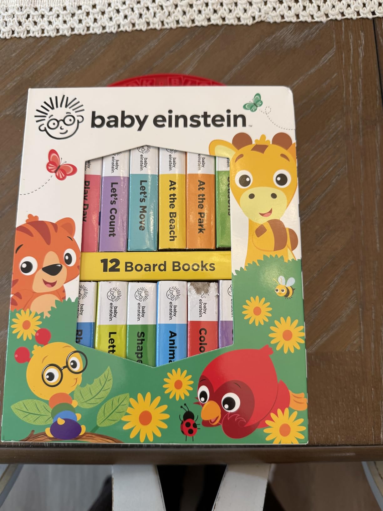Baby Einstein - My First Library Board Book Block 12-Book Set - First Words, Letters, Counting, and More! - PI Kids customer photo 1