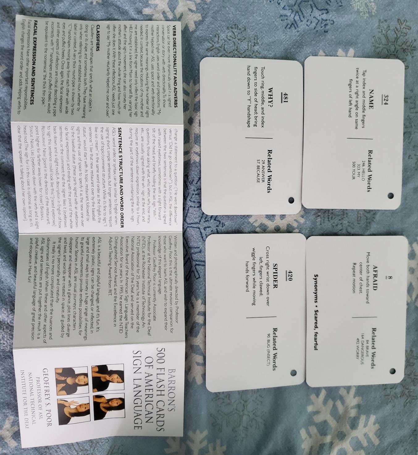 American Sign Language Flashcards: 500 Words and Phrases, Second Edition customer photo 1