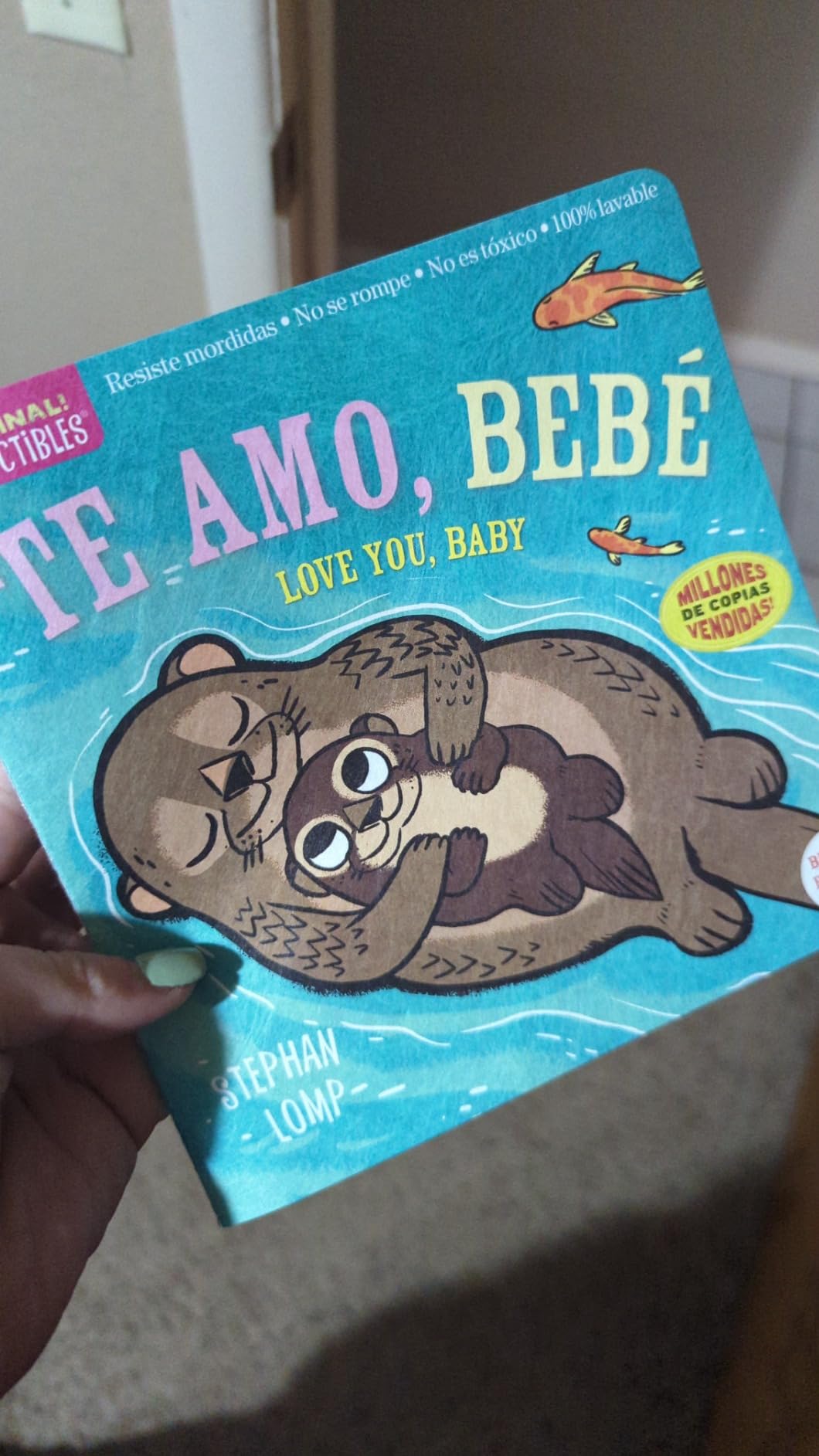 Indestructibles (The Original): Te amo, bebé / Love You, Baby: Chew Proof · Rip Proof · Nontoxic · 100% Washable (Book for Babies, Newborn Books, Safe to Chew) (Spanish and English Edition) customer photo 1