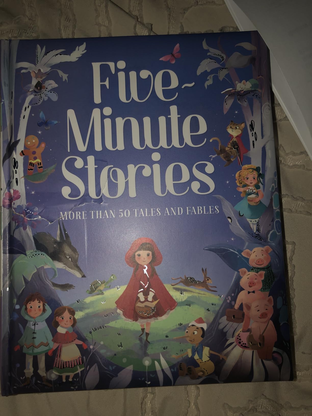 Five-Minute Stories - Over 50 Tales and Fables: Short Nursery Rhymes, Fairy Tales, and Bedtime Collections for Children customer photo 1