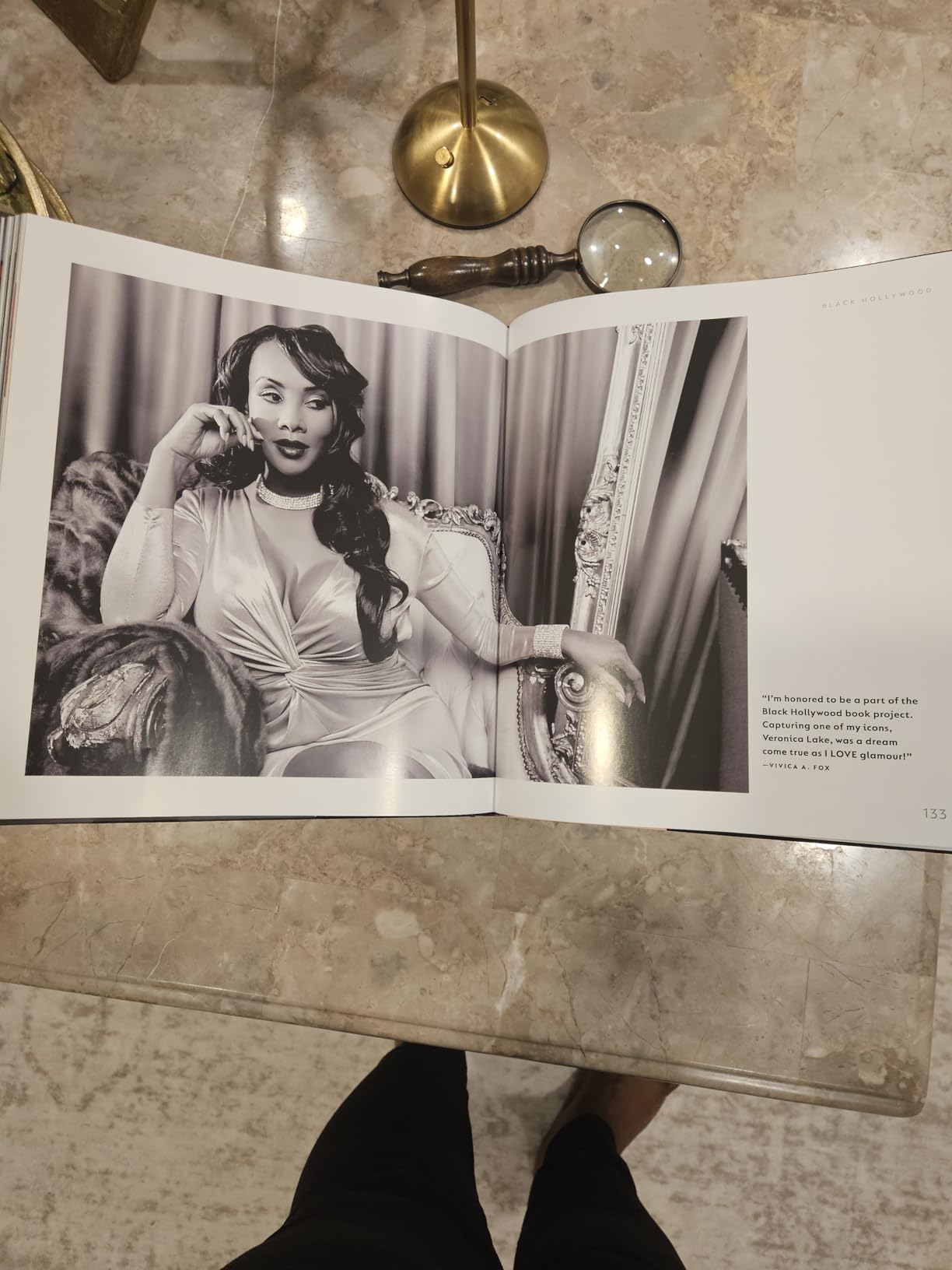 Black Hollywood: Reimagining Iconic Movie Moments (Photography Coffee Table Book, Perfect Gift for Classic Hollywood Movie Lovers) customer photo 2