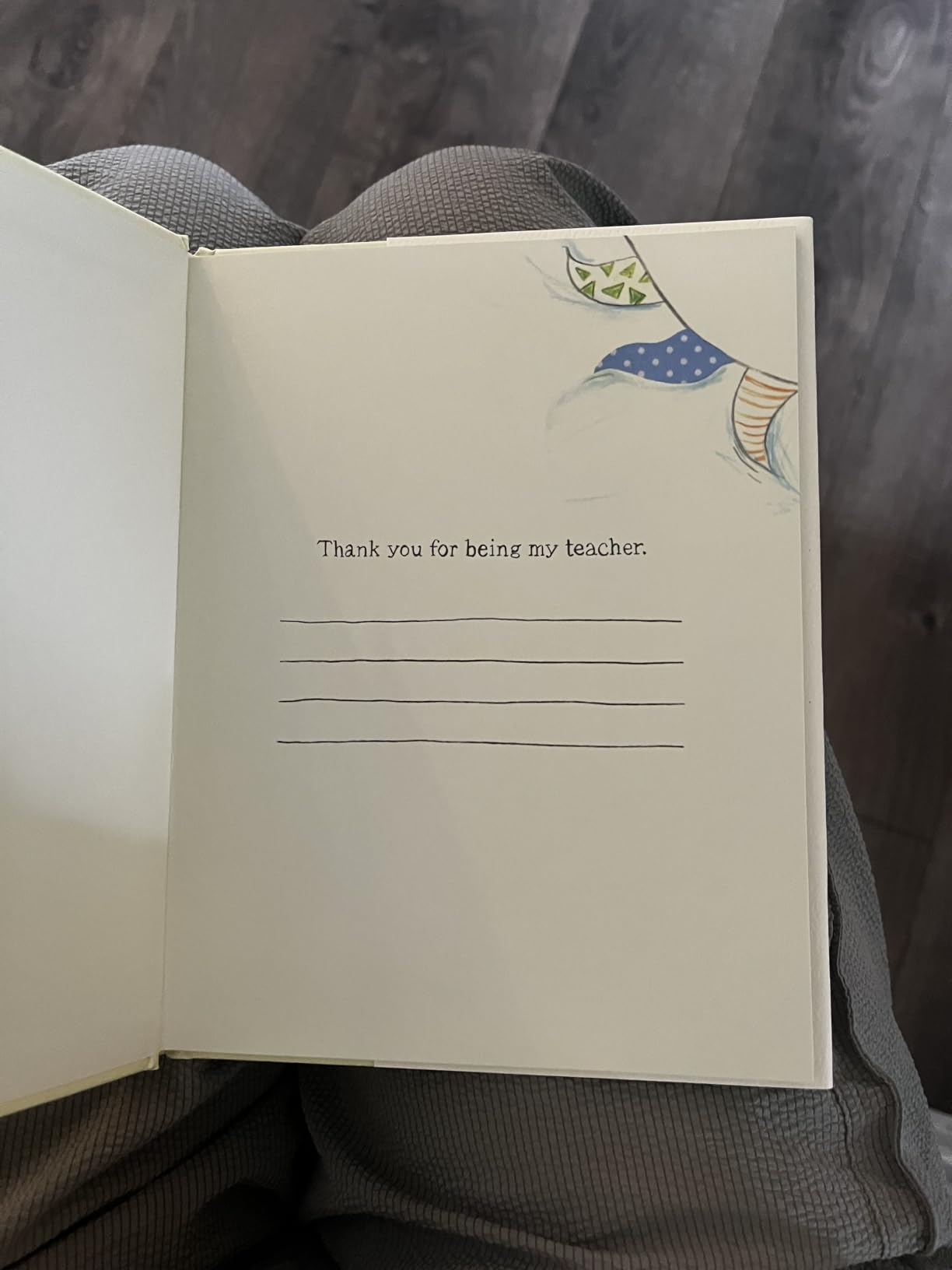 Because I Had a Teacher — New York Times best seller customer photo 1
