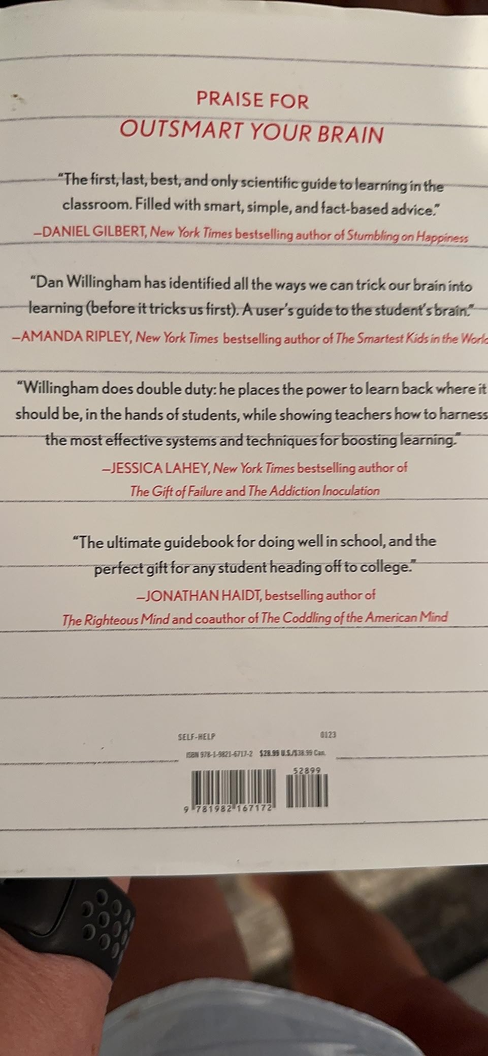Outsmart Your Brain: Why Learning is Hard and How You Can Make It Easy customer photo 2