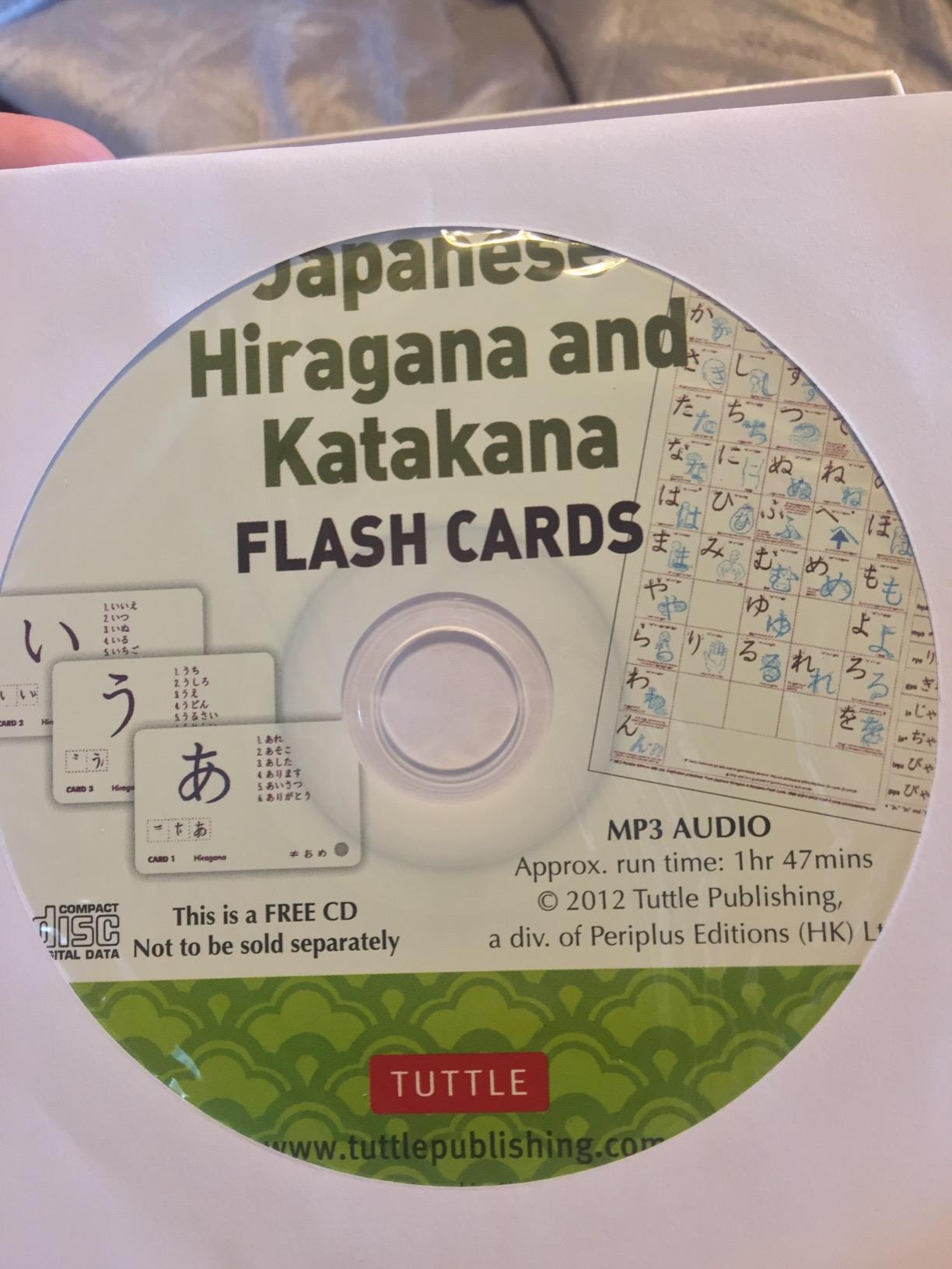 Japanese Hiragana and Katakana Flash Cards Kit: Learn the Two Japanese Alphabets Quickly & Easily with this Japanese Flash Cards Kit (Online Audio Included) customer photo 2