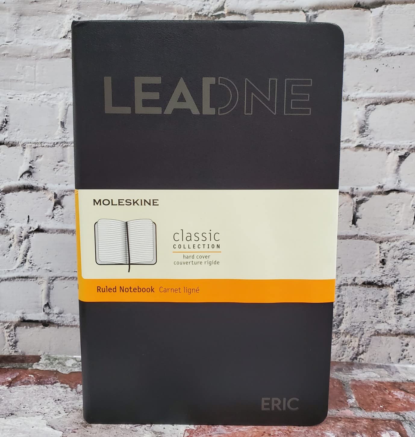 Moleskine Classic Notebook, Large, Ruled, Black, Hard Cover (5 x 8.25) customer photo 1