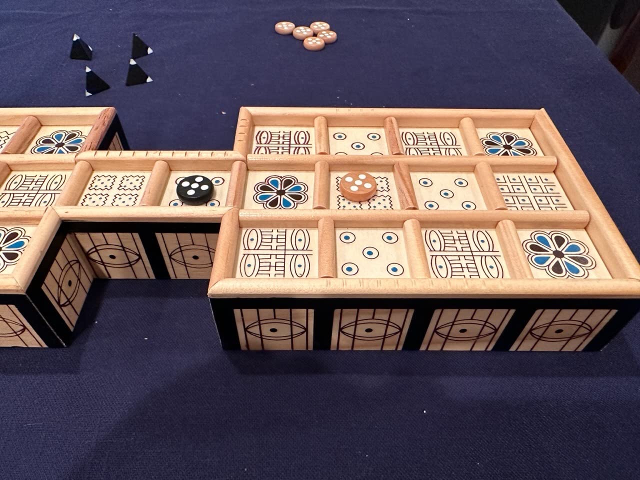 WE Games The Royal Game of UR - Wood Board with Storage Drawer | One of The Oldest Strategy Games in The World customer photo 2