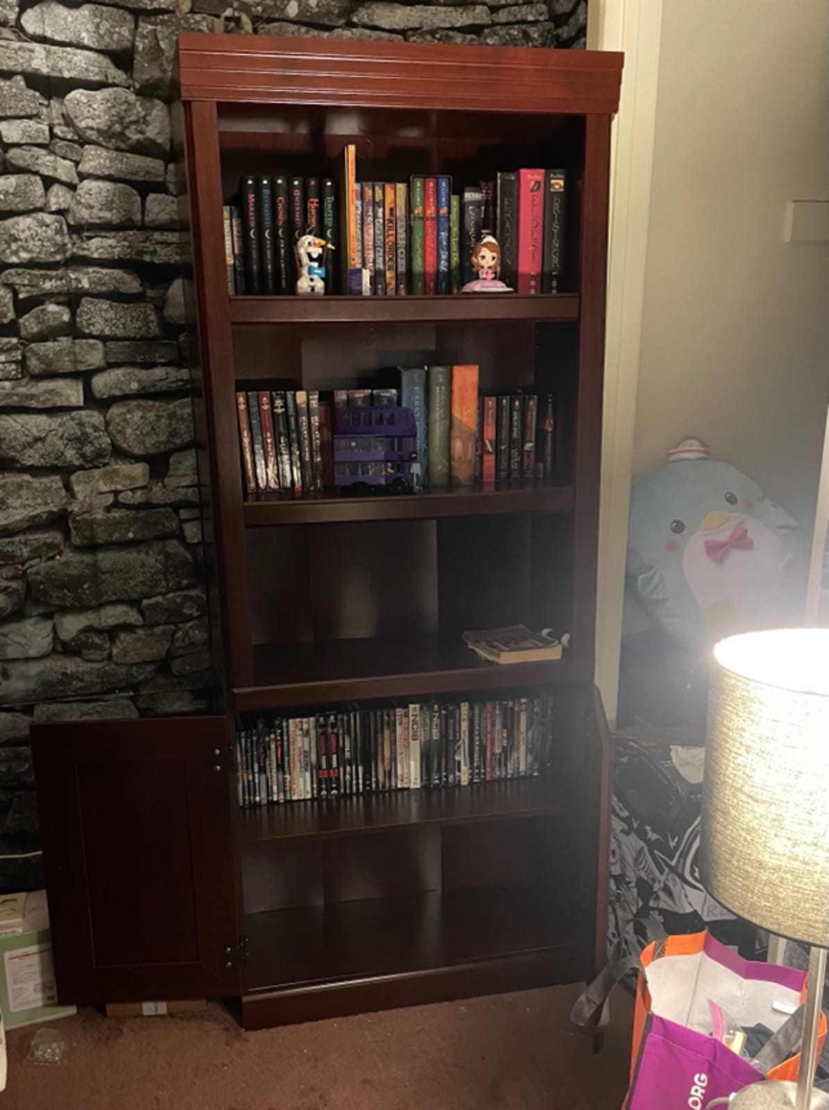 Sauder Heritage Hill Library/ Book shelf, Classic Cherry finish customer photo 1