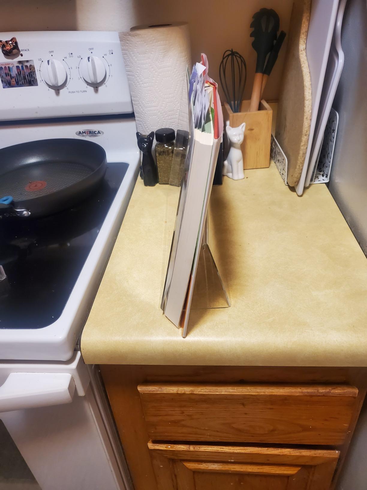 Norpro Acrylic Recipe Book and Tablet Stand for Kitchen Countertop customer photo 2