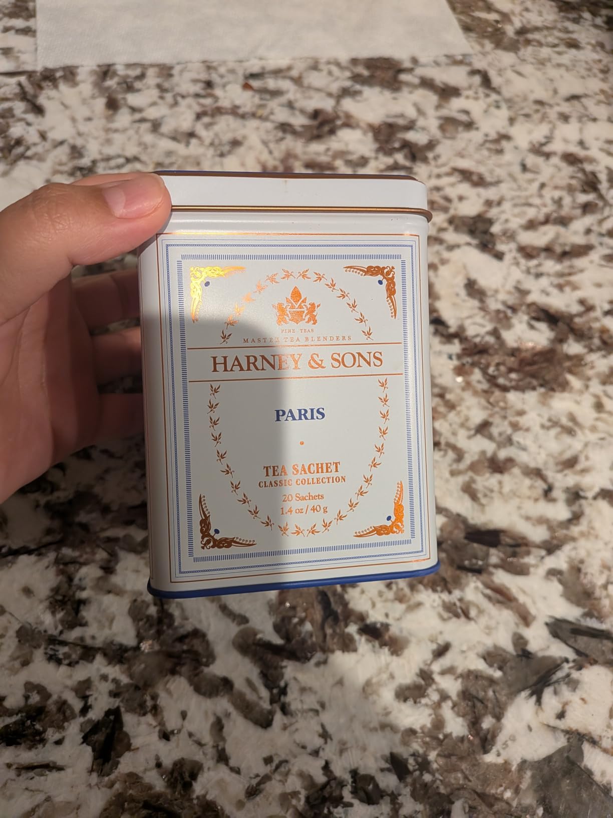Harney & Sons Classic Paris Black Tea, 20 Sachets in Tin customer photo 1