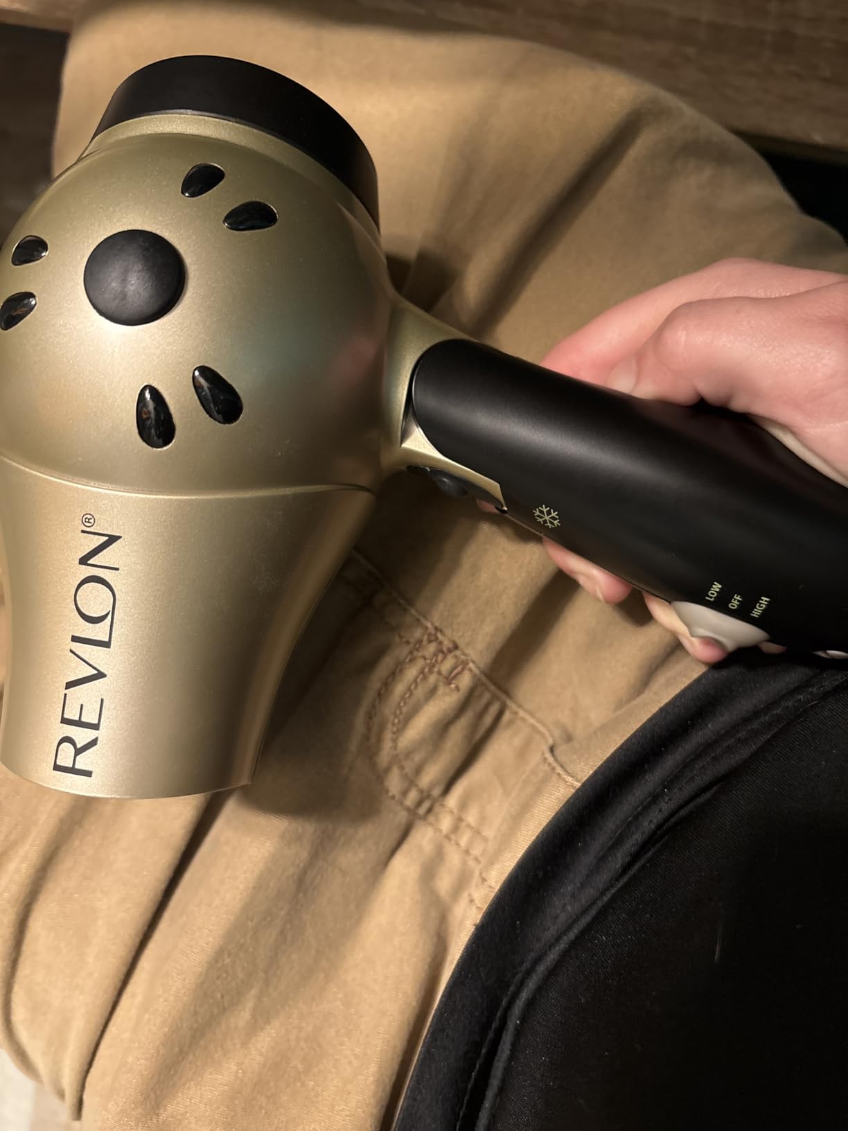 REVLON 1875W Compact Folding Handle Hair Dryer | Great for Travel customer photo 1
