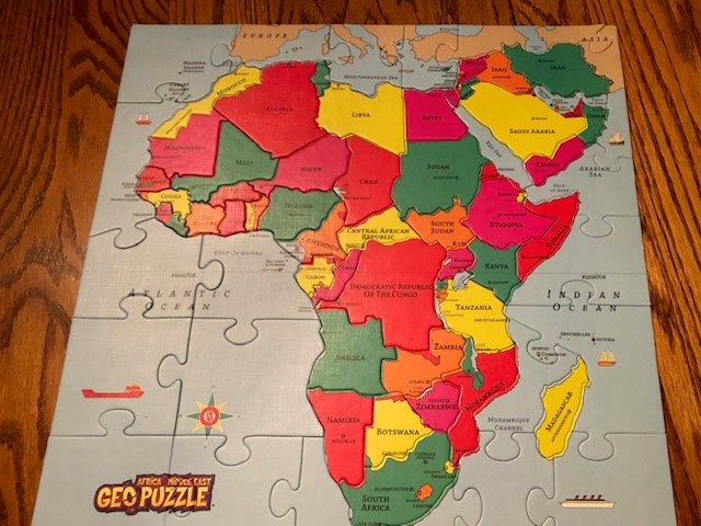 GeoPuzzle World Jigsaw Puzzles, 68 Pc Map Puzzle for Kids Ages 6 & Up customer photo 2