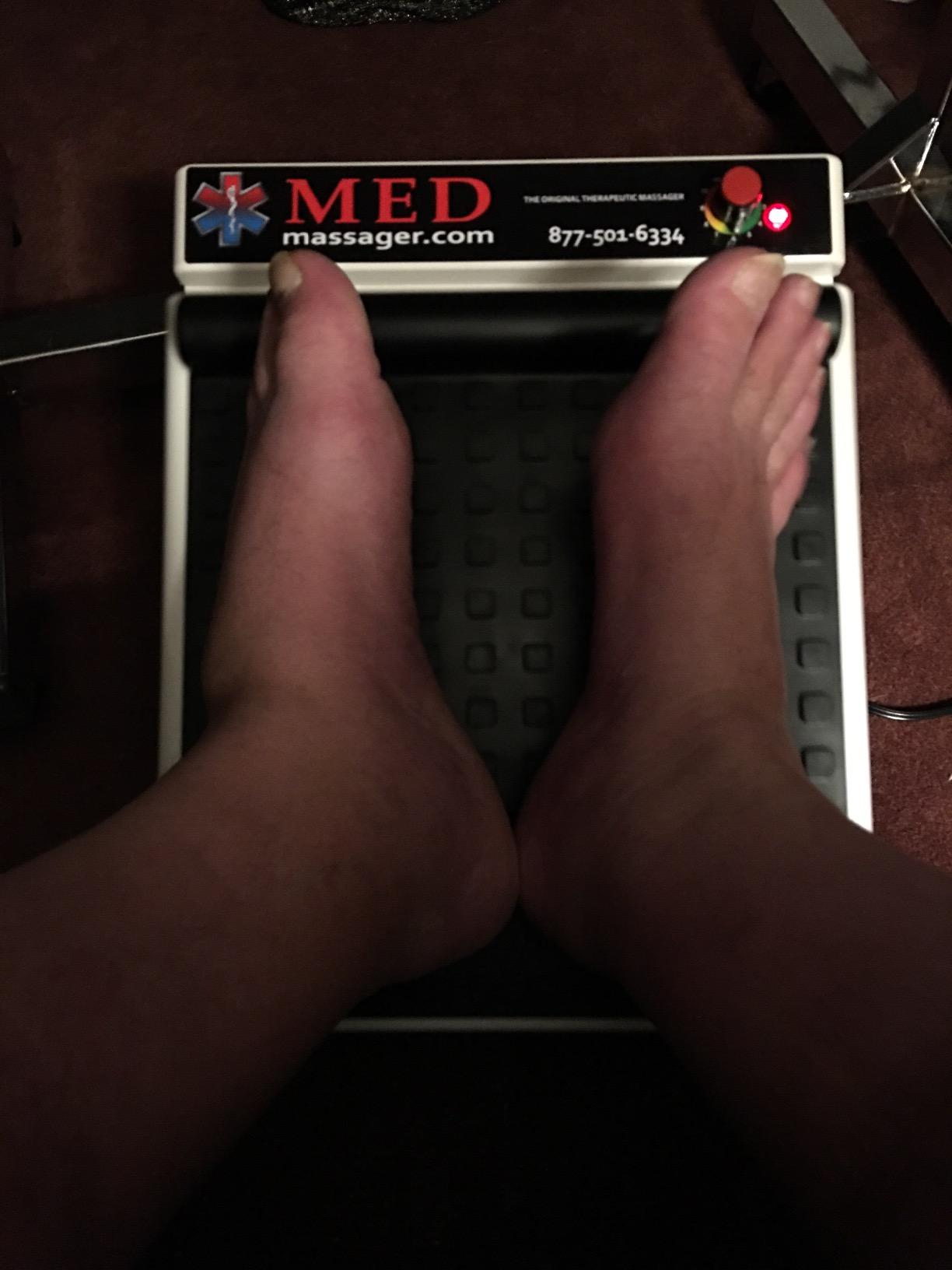 MedMassager Foot Massager Plus, Deep Tissue, Dual Speed, Portable, MMF07 customer photo 2