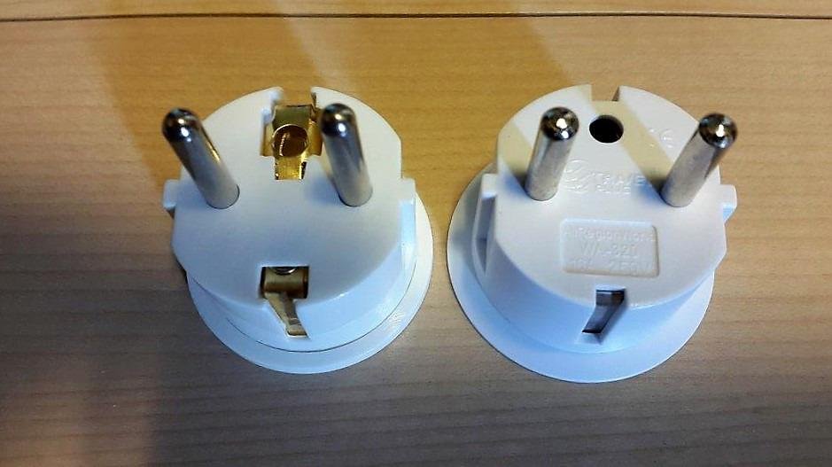 OREI USA to Europe Plug Adapter, Type E/F Schuko, Germany, France - 6 Pack customer photo 1