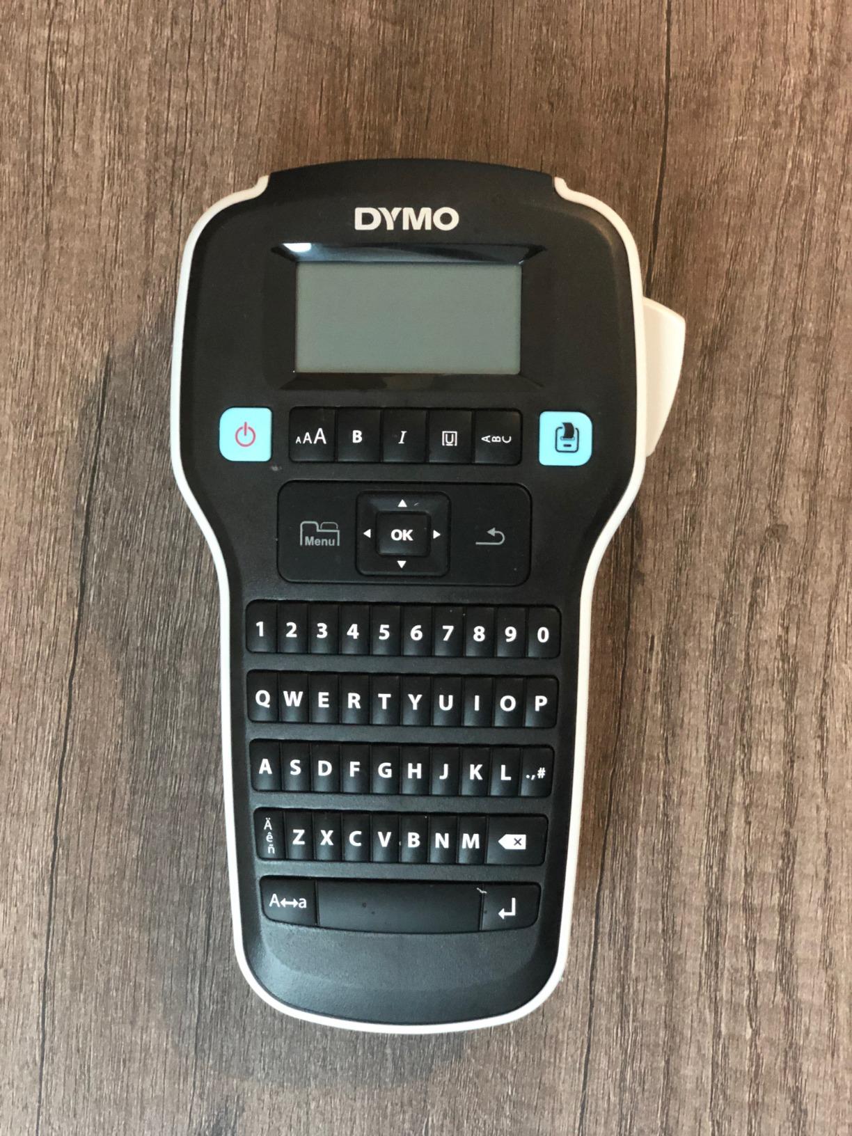 DYMO Label Maker LabelManager 160 Portable Label Maker, Easy-to-Use, One-Touch Smart Keys, QWERTY Keyboard, Large Display, for Home & Office Organization, Black customer photo 2